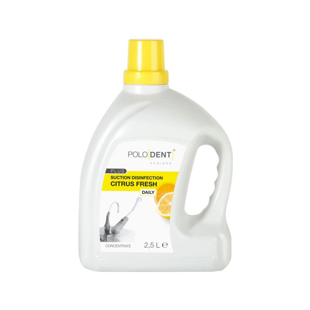 PoloDent Plus Désinfection d'aspiration D Citrus Fresh 2,5 l