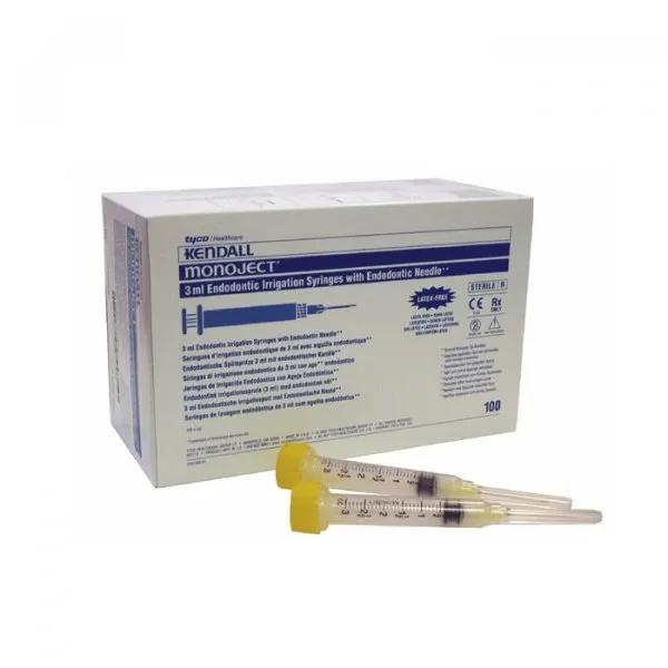 Monoject 27 X 1.25 + Spuitje 3Cc geel 100stk