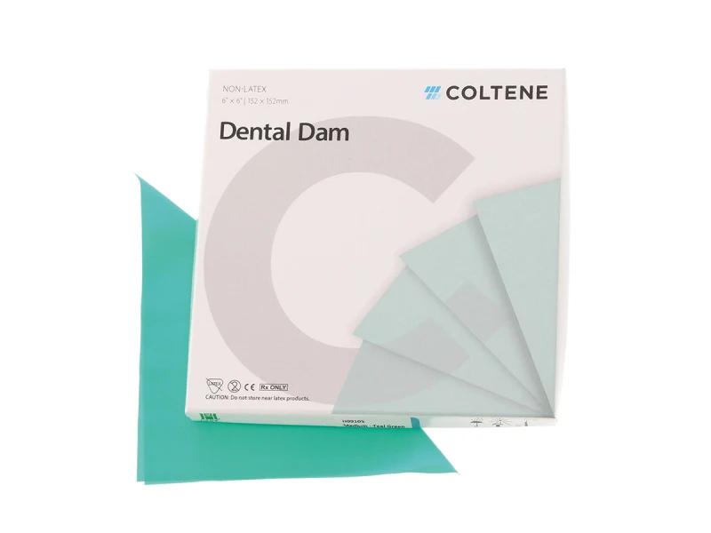 Digue dentaire Non-Latex green 127 x 127 mm medium