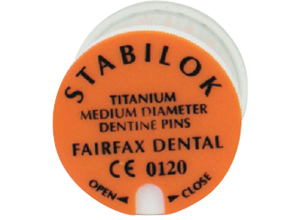 Stabilok Pins titane med. orange 20+1 Pa