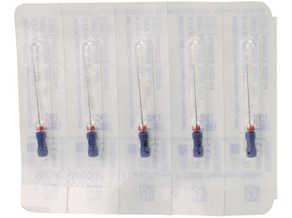 Limes K stériles N10 25mm 6pcs