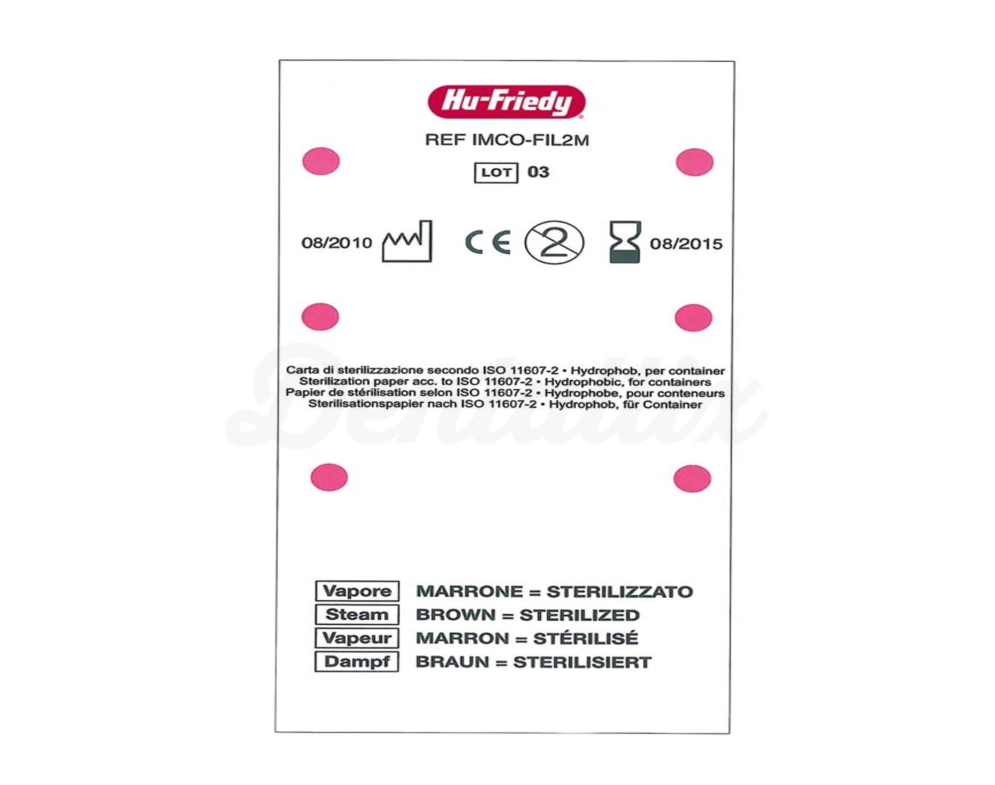 IMS-wegwerpsterilisatiefilter: steriel barrièresysteem (100 st.)