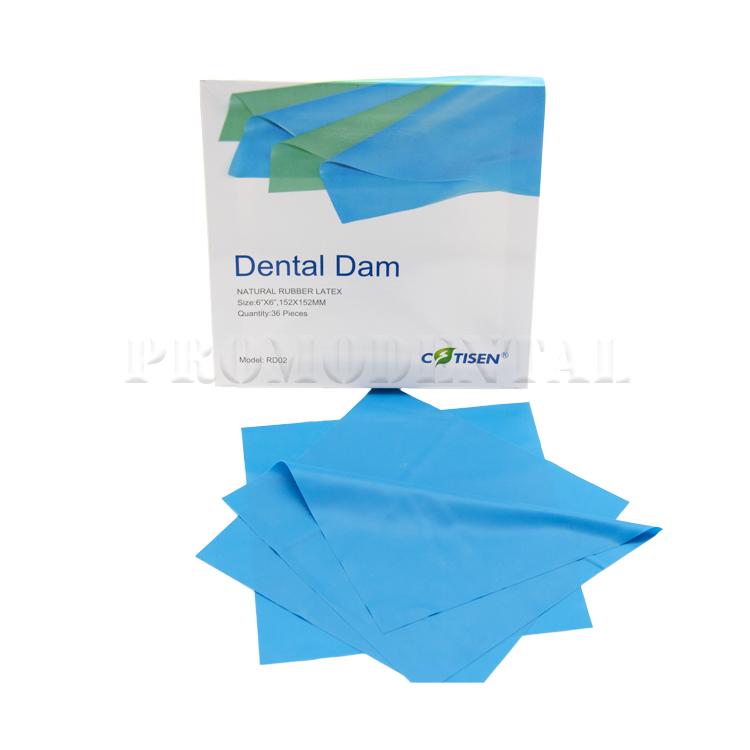 Digues en latex naturel bleu
