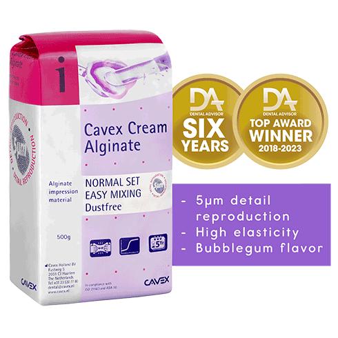 CAVEX CREAM ALGINATE SET NORMAL (500G)