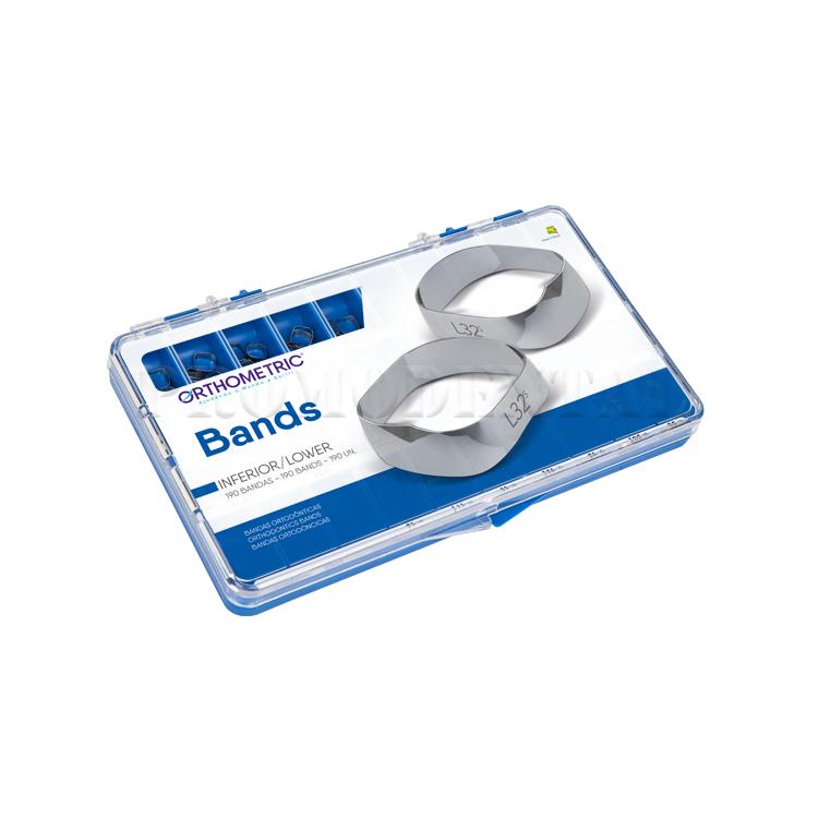 Kit bagues molaires inférieures – 190 pcs