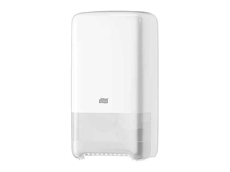 Tork Twin Mid-size Toilet Roll Dispenser T6 (Blanc)