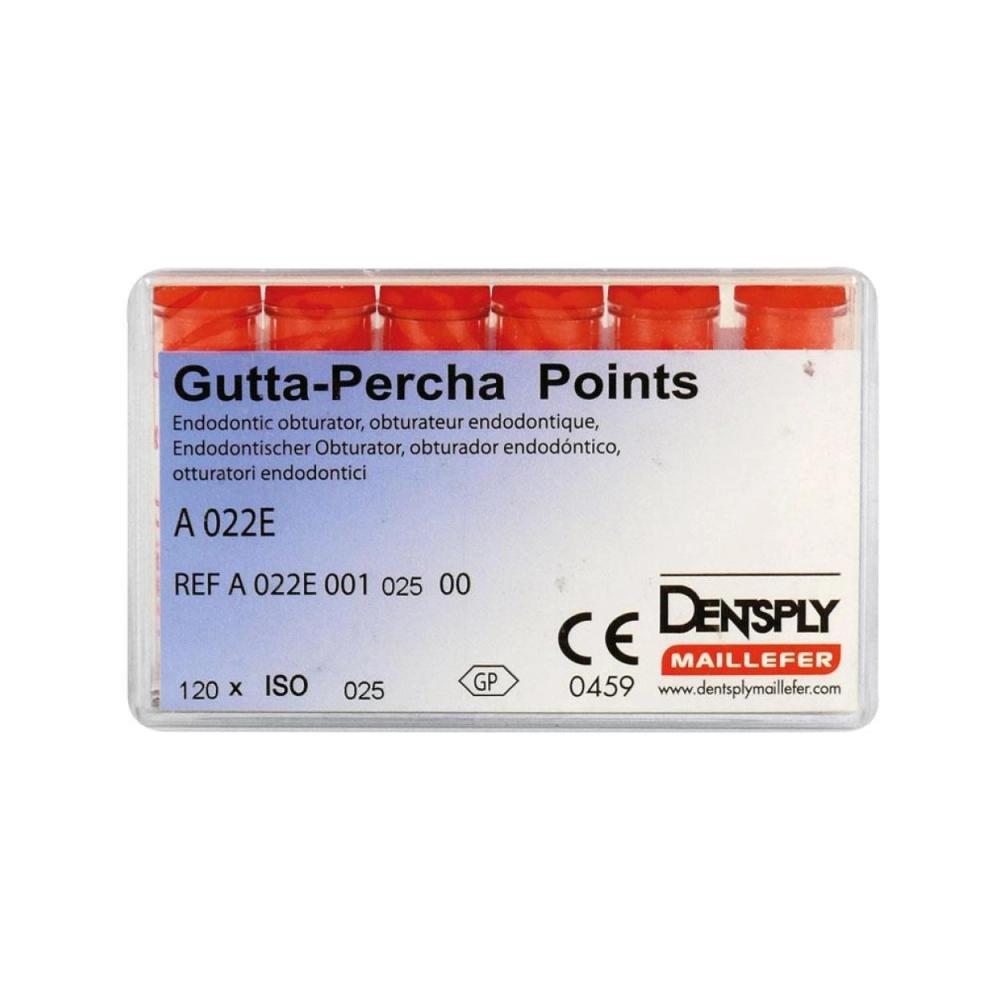 A022E Pointes Gutta Percha blanc .02 / 29mm - ISO 25