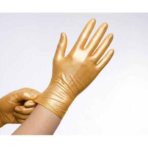 Gants nitrile Comforties Soft Glamour sans poudre or (100 pcs)