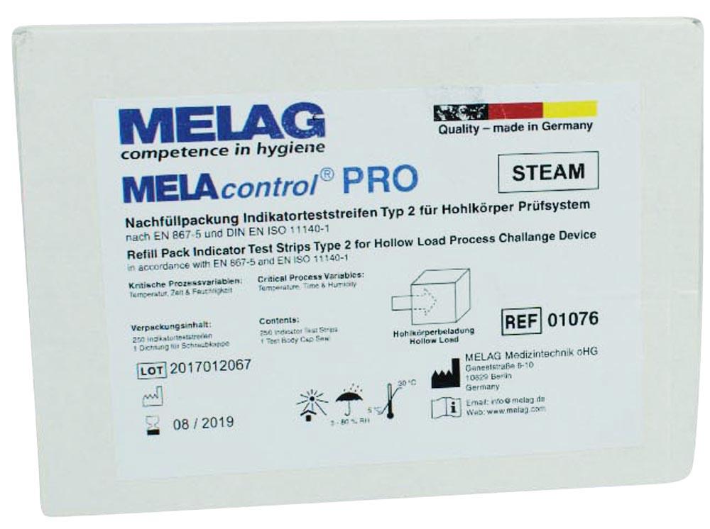 Indicateurs Melacontrol Pro 250pc