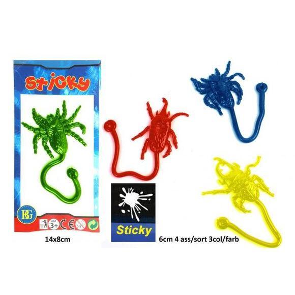 Kidspoint jouets insectes collants 6 cm (48 pcs)
