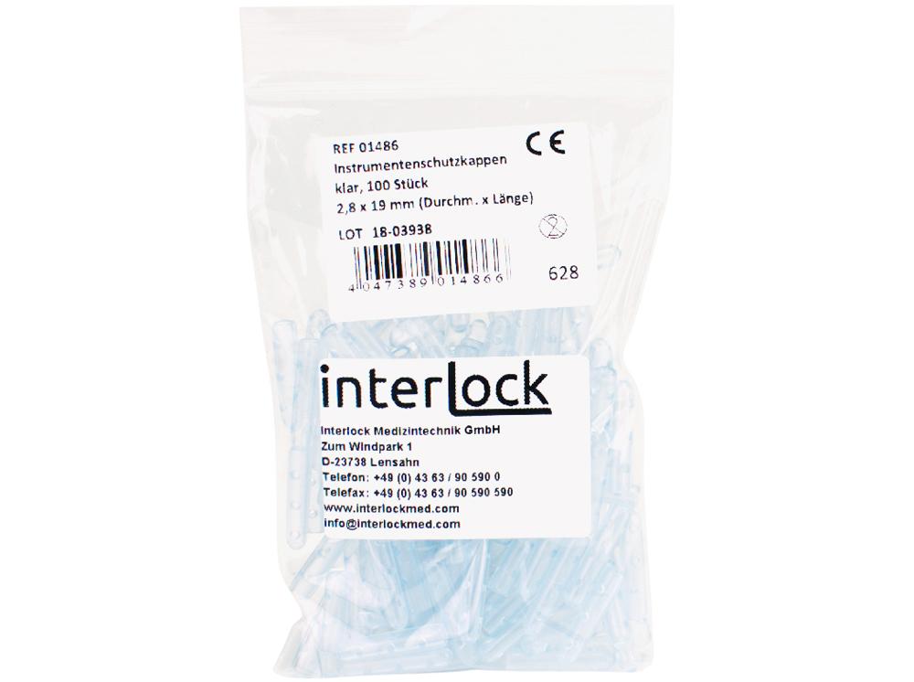 Couvercle de protection transparent 2,8x19,5mm 100