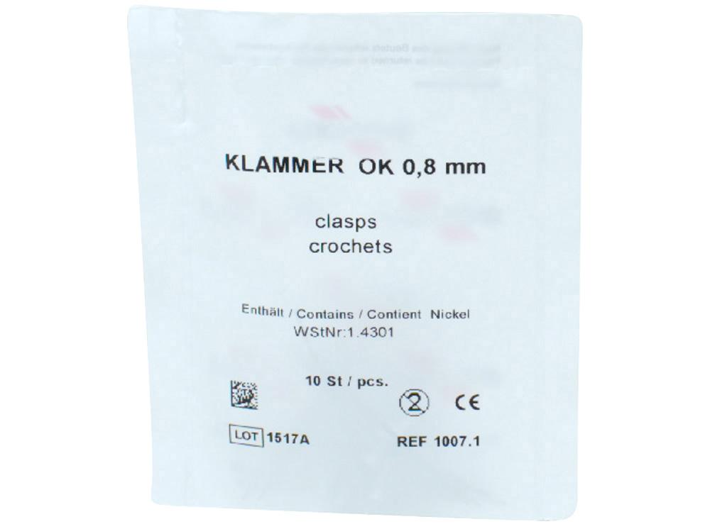 Croix à agrafer OK 0,8 10pc