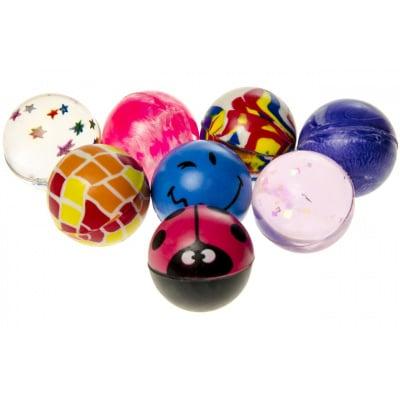 ABCA cadeaux / jouets balles rebondissantes 32 mm (100 pcs)