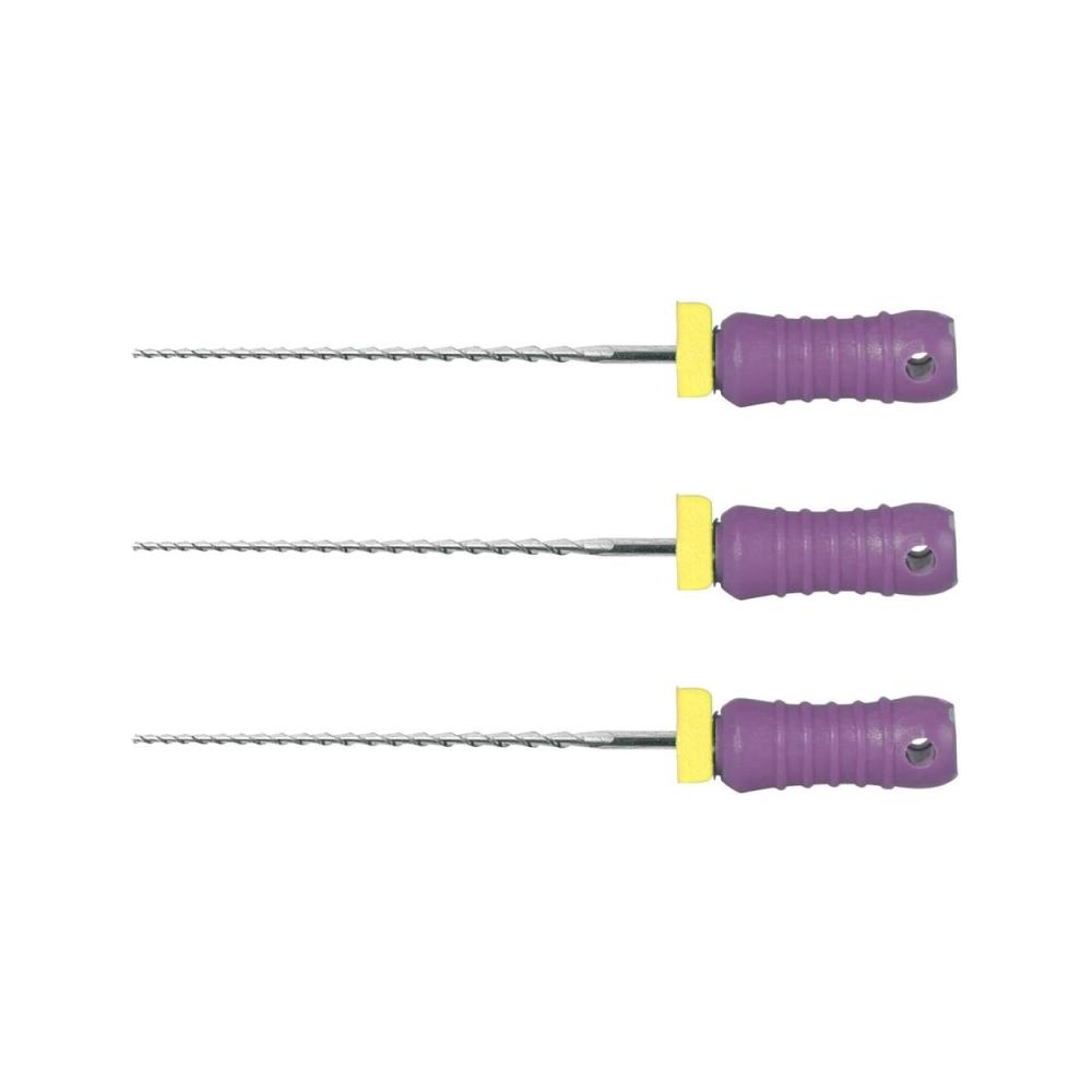 PoloDent limes-Niti 25 mm ISO no.10 6 pcs