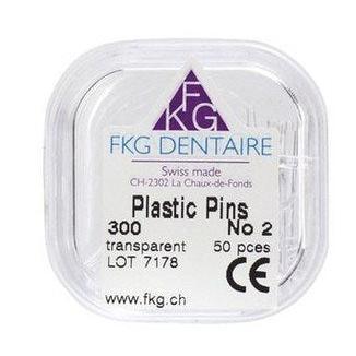 FKG Dentaire Plastic Pints transparents n° 2 (50 pcs)