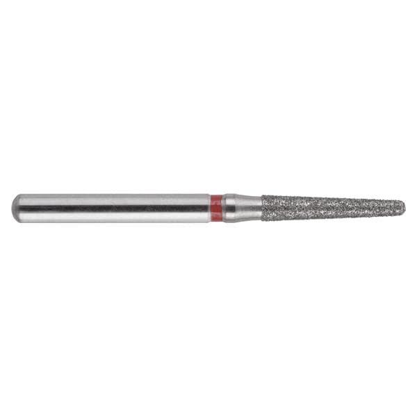 Fraises diamantées NeoDiamond FG - 198 conique ronde - ISO 017, fin (rouge), 10 pcs