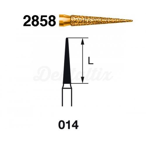Fraise diamantée lance 2858 pour FG (5 pcs)