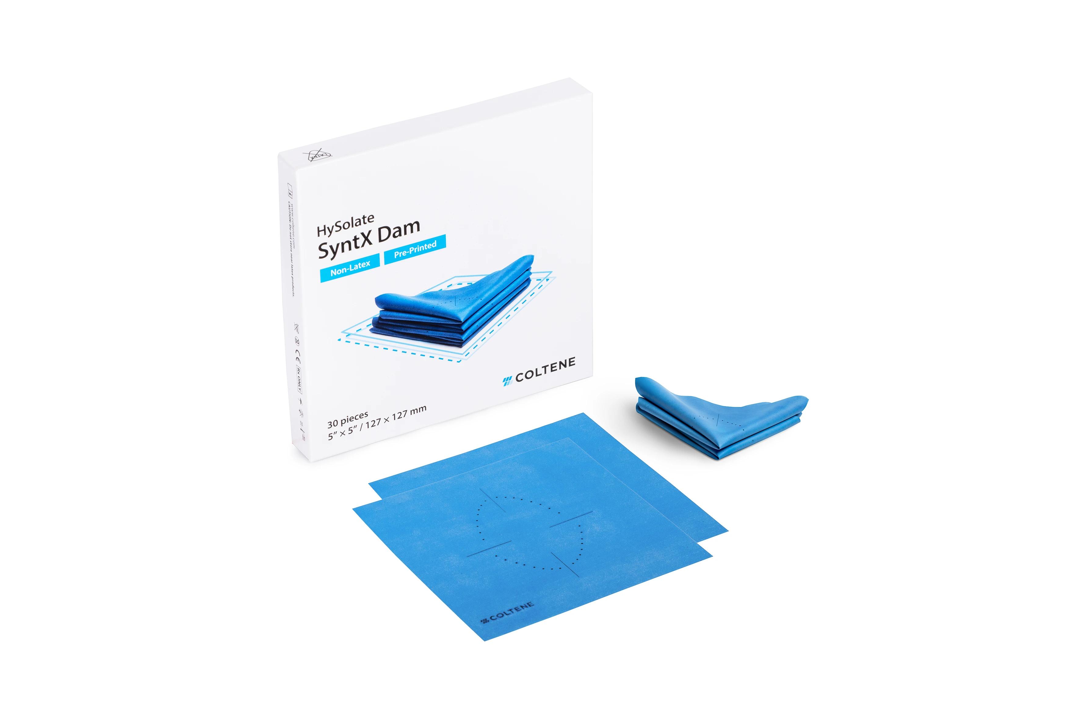 HySolate SyntX Dam Non-Latex bleu medium - 152x152mm