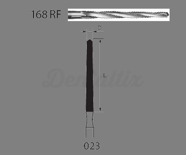 Fraise en acier 168RF pour PM de forme conique
