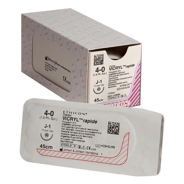 Vicryl Rapide 3-0 J-1 V76H 17mm coupante