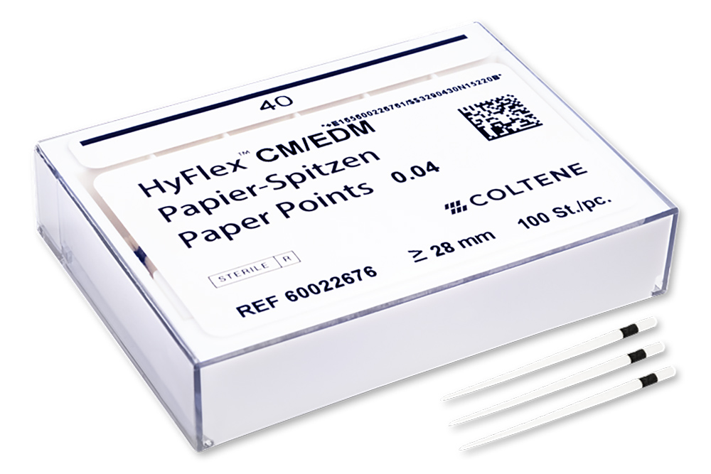 HyFlex™ CM/EDM paper points .04 / 28mm - ISO 40