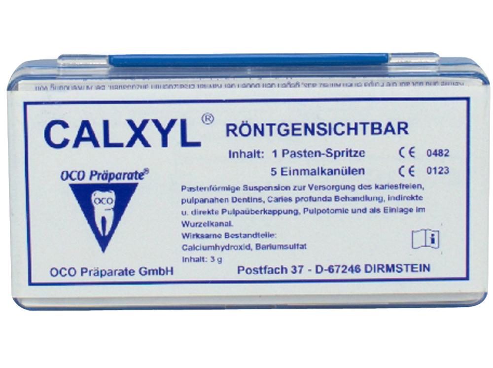 Seringue de pâte bleue Calxyl 3gr Op