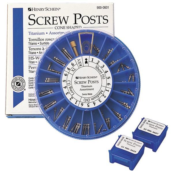 Screw Posts Titane Conical Kit - Coffret assortiment