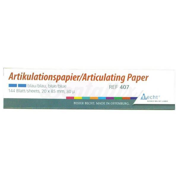Papier à articuler droit bleu/bleu (12 x 12 feuilles)