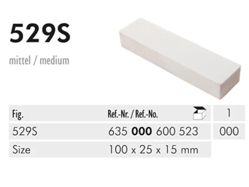 529 S pierre à aiguiser sintered 100 x 25 x 15 mm