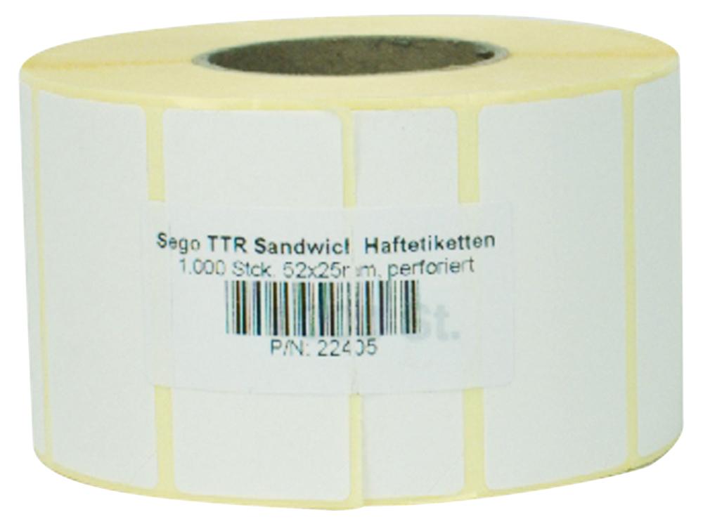 Sego TTR Lijm. 2-plak.52x25mm 1000st.