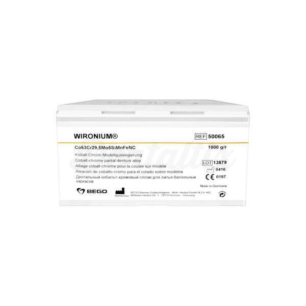Wironium : Alliage de cobalt-chrome pour modèles dentaires (1 kg)