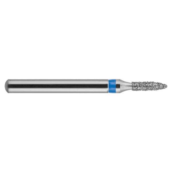 Fraises diamantées NeoDiamond FG - 247 flamme - ISO 010, moyen (bleu), 10 pcs