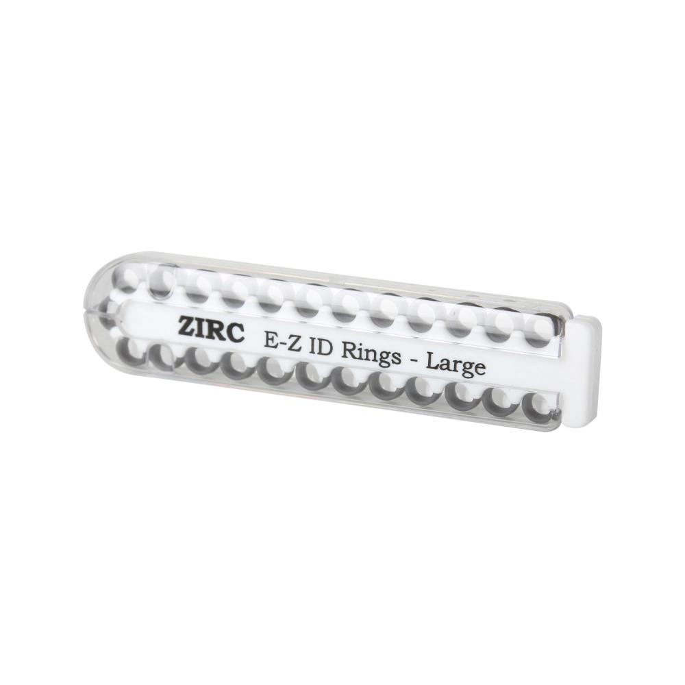 Zirc E-Z ID bagues de codification large gris 25 pcs