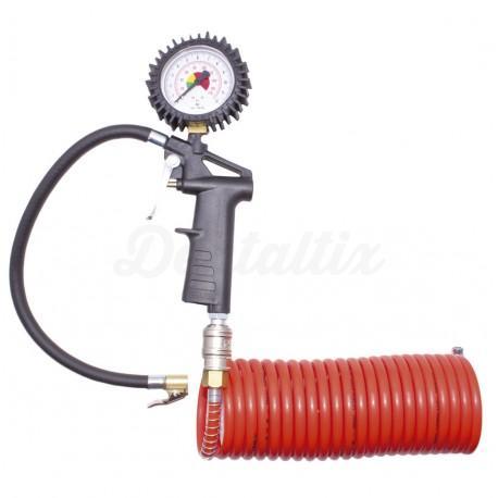 Pistolet de gonflage pour récipient avec jauge de pression