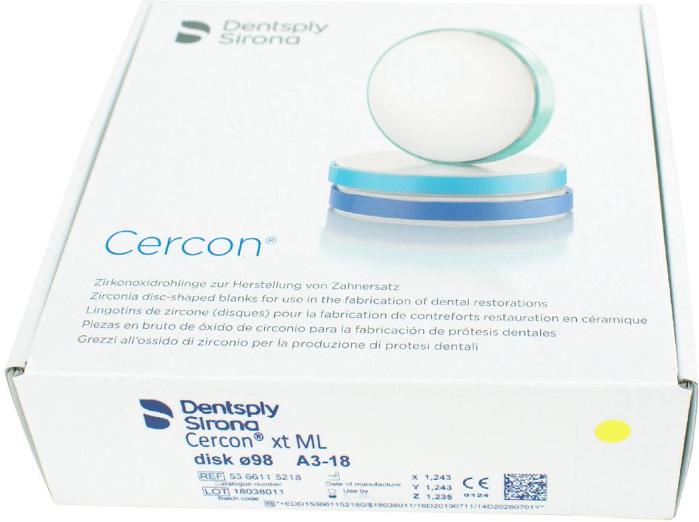 Cercon xt ML A3 disk 98 18 pces