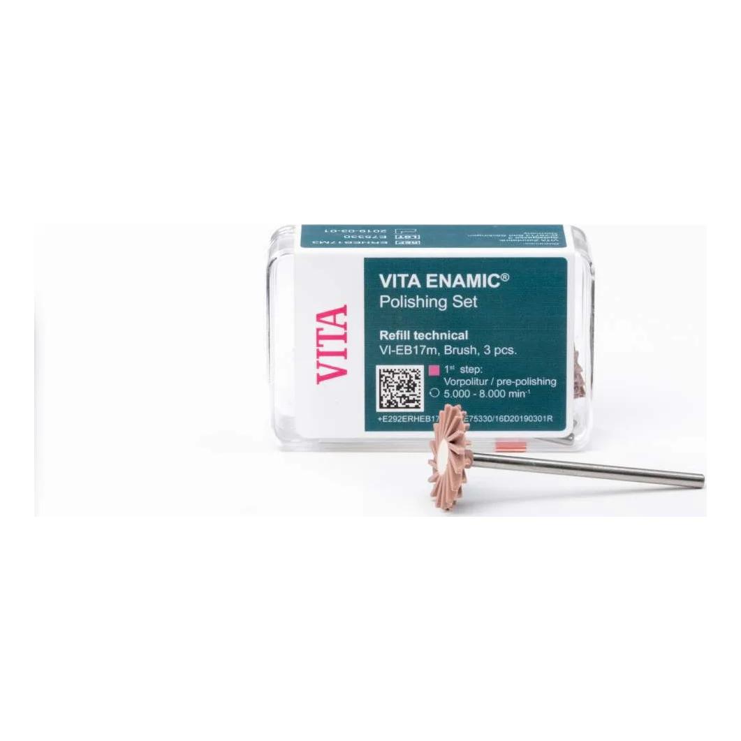Pol ins. tech Brush EB17m pre-pol (pink) 3P