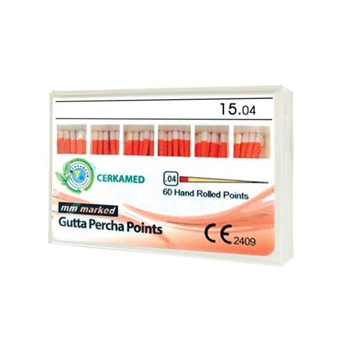 Gutta-Percha Punten ISO Taper 4% Gemarkeerd (60)