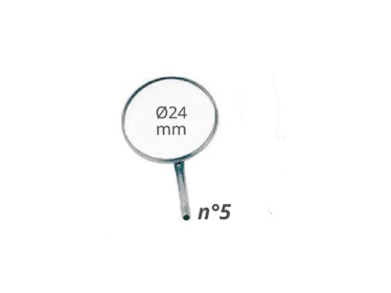 Miroir buccal aluminium