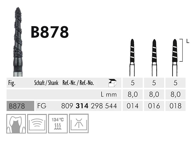B 878 Black Cobra instrument diamanté
