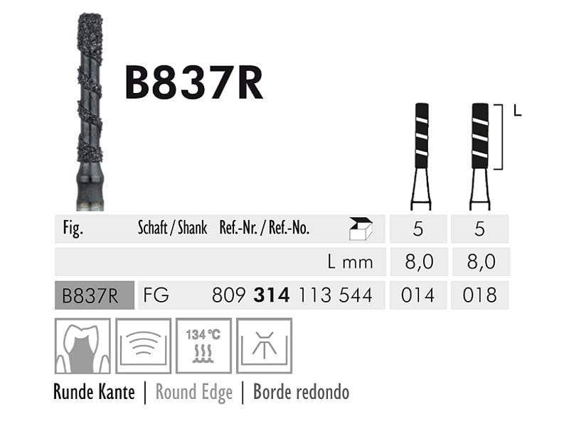 B 837 R Black Cobra instrument diamanté