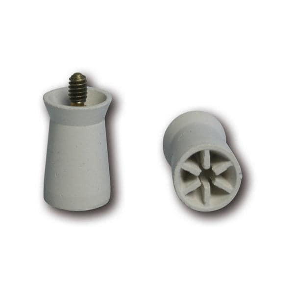 Prophy Cups Screw - blanches, à lamelles dures (sans latex) - 144 pcs