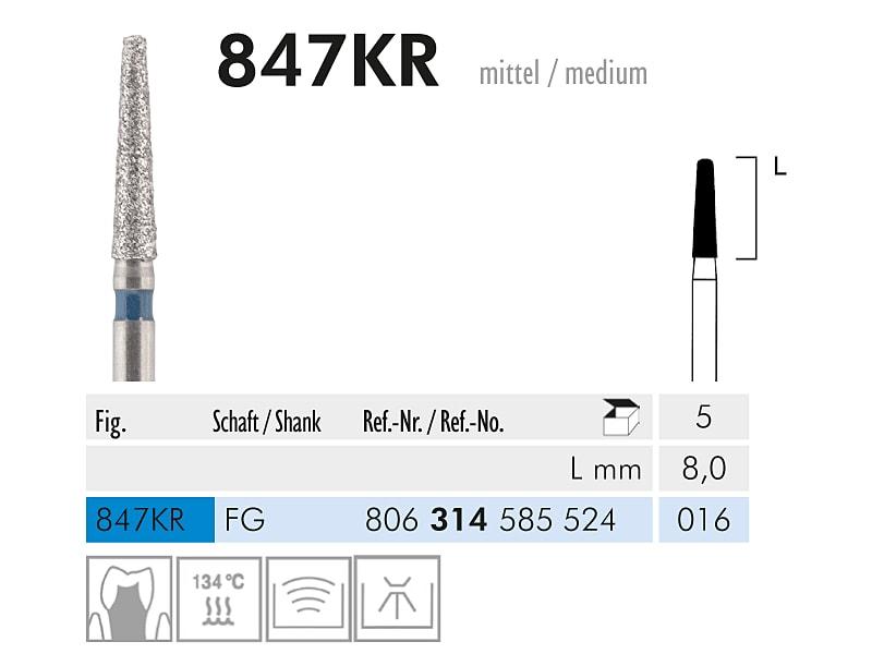 847 KR FG 016 instrument diamanté