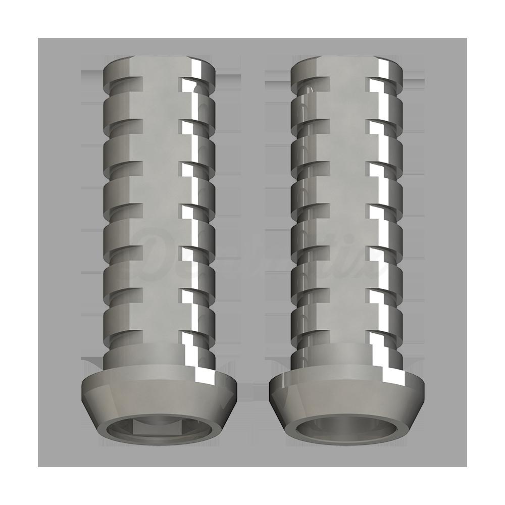 Prothèse directe provisoire Ti Cylinder Connexion externe de l'implant Connexion externe Plate-forme régulière