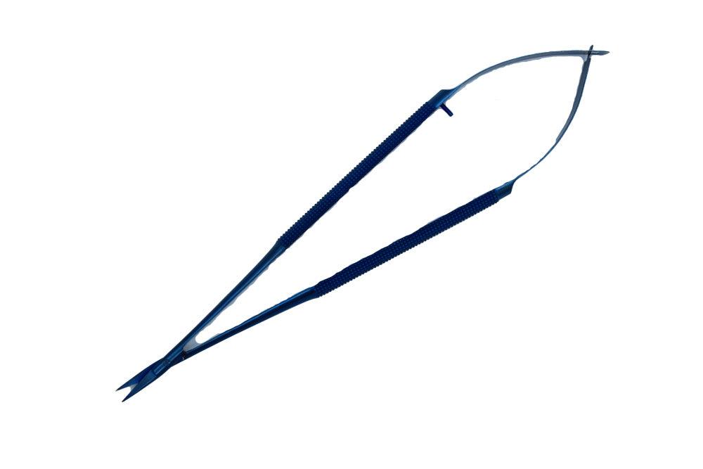 Micro-schaar ronde handgreep gebogen 17cm titanium-insert ref. 1002-28