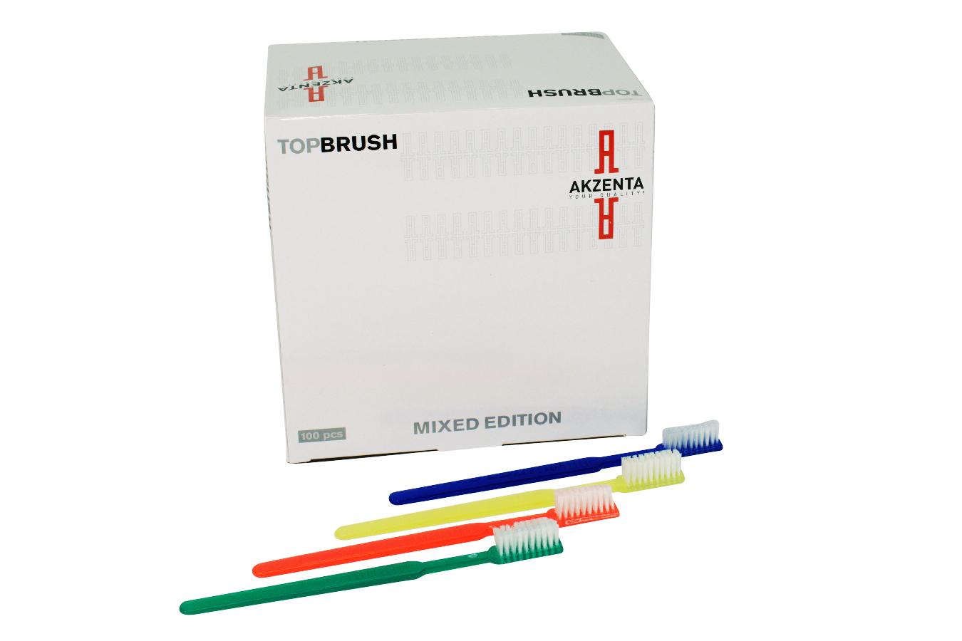 Brosses à dents jetables Magic coloris assortis 10
