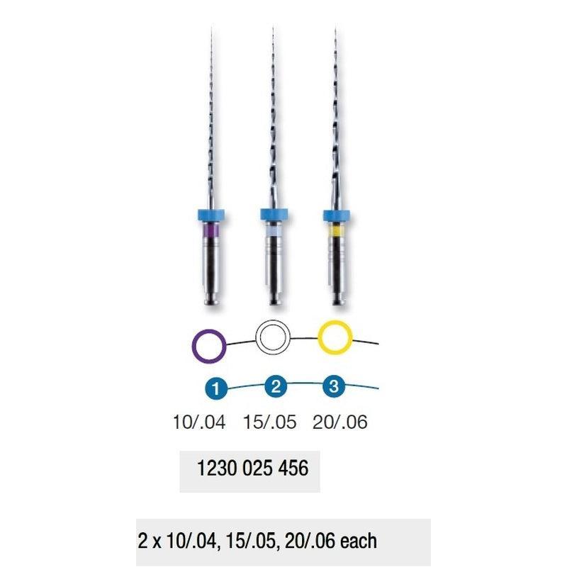 VDW Mtwo W21 25 mm Mix Nr.10.04/15.05/20.06 (3 x 2 st.)