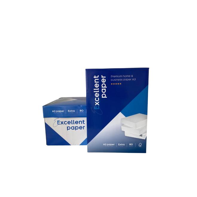Papier d'impression A3 blanc 80 g Excellent Paper, 2500 feuilles (5 x 500 pcs)