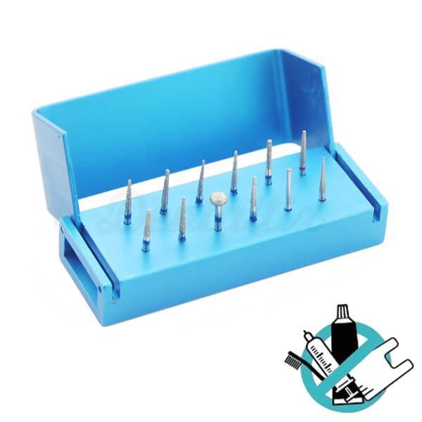 Kit de fraises diamantées pour couronnes et bridges antérieur