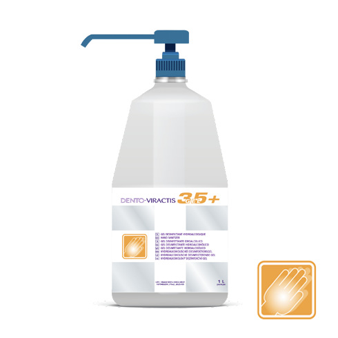 DENTO-VIRACTIS 35+ GEL HYDRO-ALCOOLIQUE - FLACON DE 1 LITRE AVEC POMPE