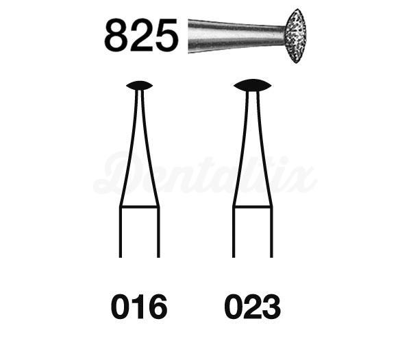 Fraises 825.314 Diamantées Lentille FG (5 unités)